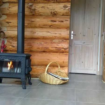 Pialous:chalet En Rondins Avec Espace Detente Ferienhaus La Chapelle-d'Aurec