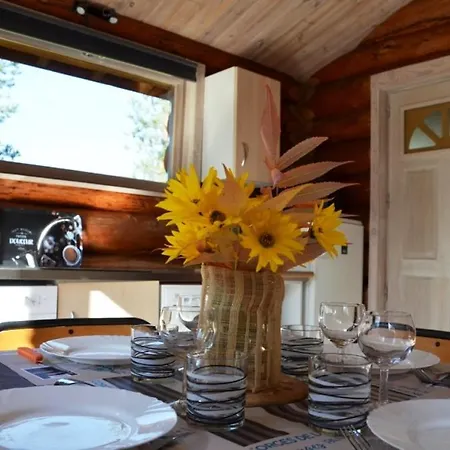 Pialous:chalet En Rondins Avec Espace Detente